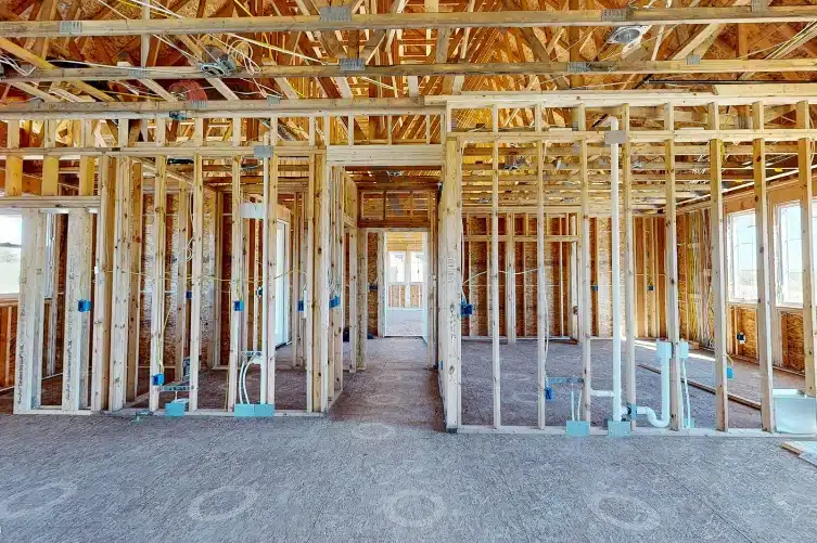 puurunko rakenteilla oleva omakotitalo 3d skannaus