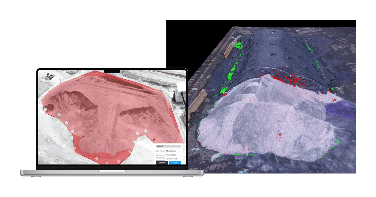 drone tilavuusmittaus
