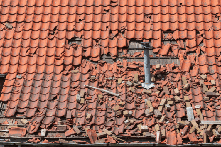 experium katto vauriotarkastus drone kuva vahinkodokumentointi